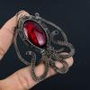 Red Flash Labradorite Pendant, 999 Copper Wire Wrapped Jewelry, Gemstone Jewelry Pendant, Handmade Wedding Gift Jewelry