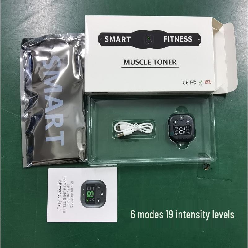 Karın için Vücut Şekillendirme Akıllı Fitness EMS Kemeri ve Masaj Aleti