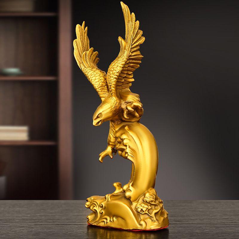 All Copper Eagle Ornaments, Grand Exhibition Grand Plan, Office Decoration, Living Room Tv Cabinet ,Wine Cabinet Decor