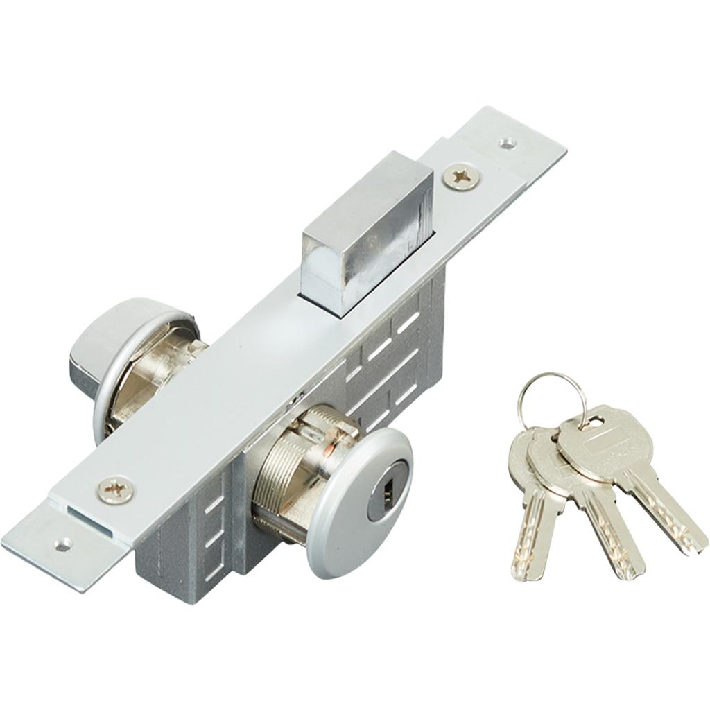Double Sided Lock Set for Double Swing Doors Double Access Door Lock Set Simple Installation Fits 44 46mm Thick Doors