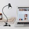 Black LED Desk Lamp 3 Color Modes Table Lamp Morden Lamp Clip On Reading Light  Bedside
