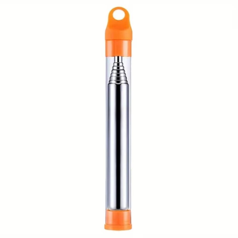 

Windproof Fire Blowing Tube Telescopic Pocket Bellow Practical Fire-making Tool Hiking помаранчевий