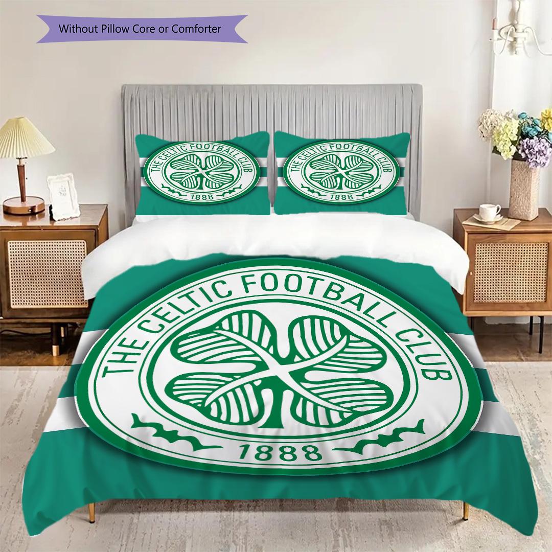 

Celtic F.C Pattern Bedding Quilt Set Quilt Cover Pillowcase Home Decoration Birthday Gift (1 * duvet cover + 2 * pillowcase, without core) 240x220cm