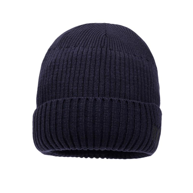 Ski Pullover Knitted Hat Men's Winter Warm Outdoor Cycling Coldproof Ear Protection Wool Cotton Hat