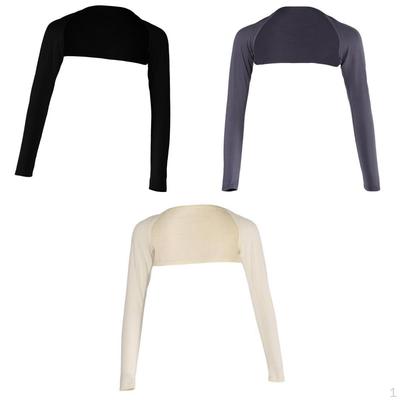 3x Piece Elastic Arm Cover Shrug Sleeve for Golfing Running Accessories