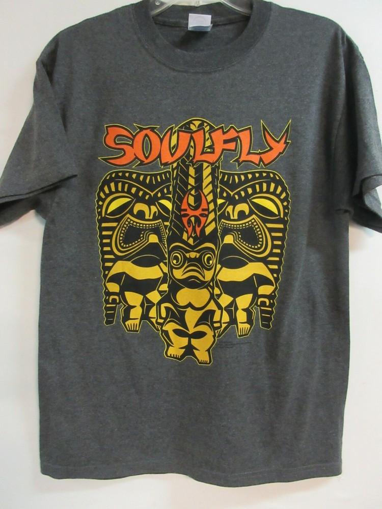SOULFLY OFFICIAL MERCH TOTEMS 2006 TOUR BAND CONCERT MUSIC  MEDIUM Unisex T-Shirt XXL