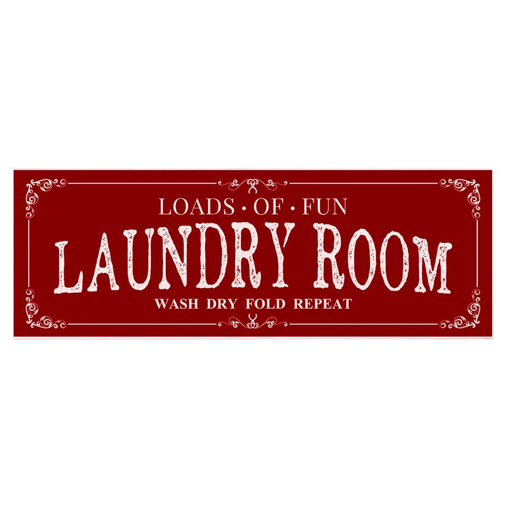 Laundry Room Rug Runner Non-slip Backing Super Soft Water Absorption Ultra-thick Laundry Mat Room Decor