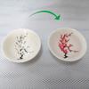 Creative Magic Sakura Cup Unique Flower Change Bowl Gift Color Changing Teacup  Milk Tea