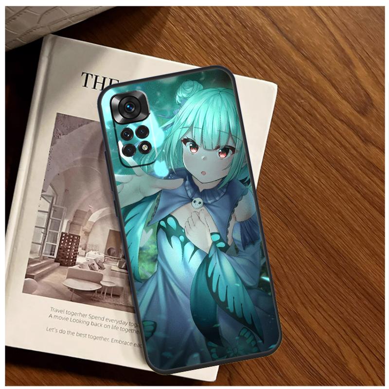 Uruha Rushia Hololive Case For Xiaomi Redmi 12 12C 13C 10C 9C Redmi Note 13 12 9 10 11 Pro 9S 10S 11S 12S Cover