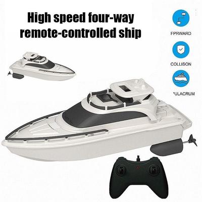 Barcos de Controle Remoto Lanchas de Alta Velocidade Barcos a Vapor Elétricos Modelo de Embarcação Elétrica Simulada Brinquedos Aquáticos para Meninos