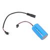 NonConductive LR20 D Battery Adapter Spacer Tube Featuring 5.5x2.1mm Female Port For External Adapter Connection