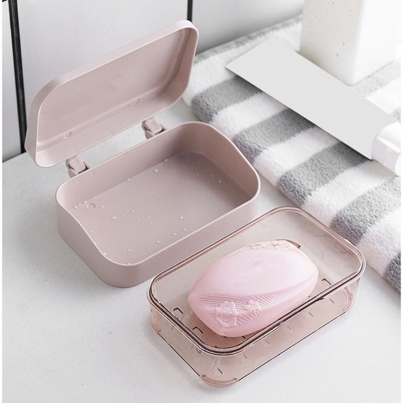 Kompakter, versiegelter Seifenbehälter für Fitnessstudio-Besucher, wasserdichte Kunststoff-Aufbewahrungsbox mit Belüftungslöchern