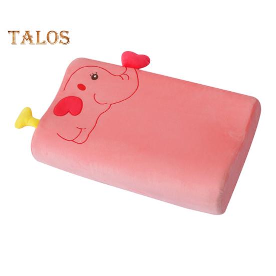 Эргономичная детская подушка в форме клина с волной мягкая и эластичная пена с эффектом памяти с вышивкой из мультфильмов моющийся чехол поддерживающая подушка для лучшего качества сна S Elephant 1798₽