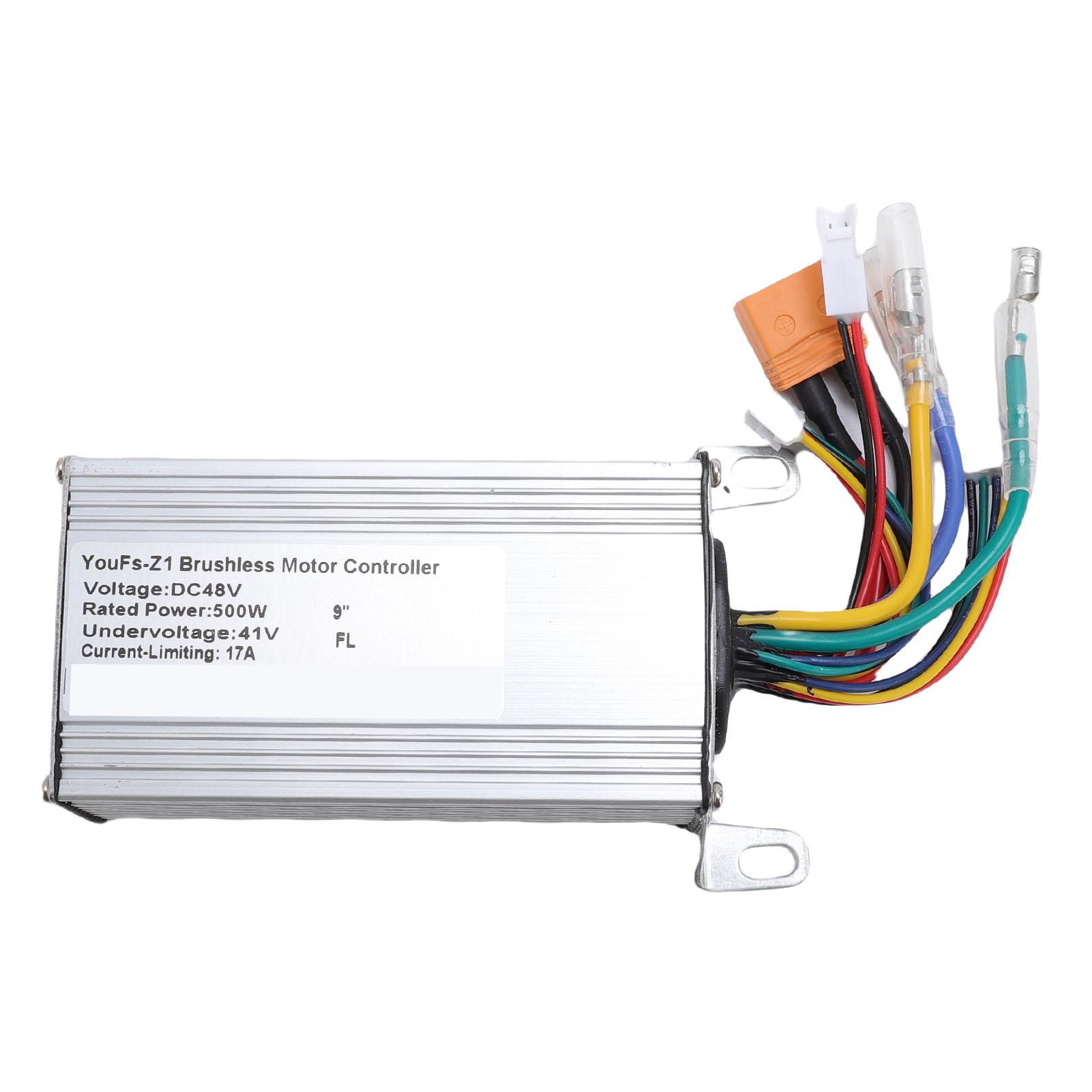 

Electric Scooter Motor Controller Electric Scooter Controller Stable Responsive Aluminum Alloy 500W for Modification срібний