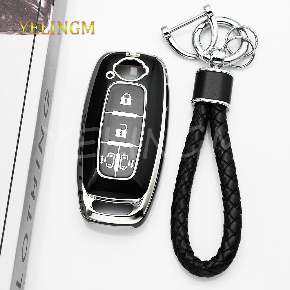 Tpu Car Key Cover For Nissan Sakura B6 Aura X-Trail T33 Roox B4 Series B44A B45A B47A B48A Infiniti Serena C28 Remote Fobs Case
