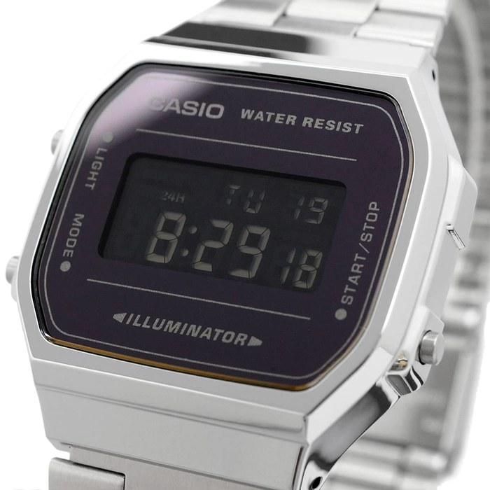 Casio Digital Watch Vintage Series A168WEM-1 (Silver/Black)