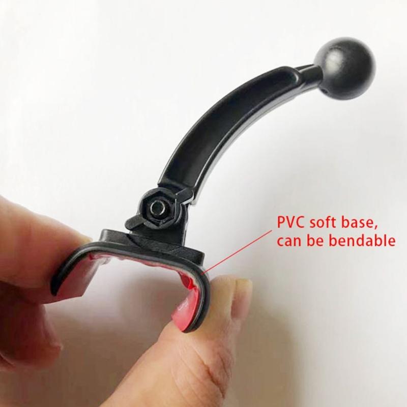 Adjustable 180 Degree Car Phone Holder Phone Stand with Sticky  Adhesive & 17mm Magnetic  Joint for Secure Grip