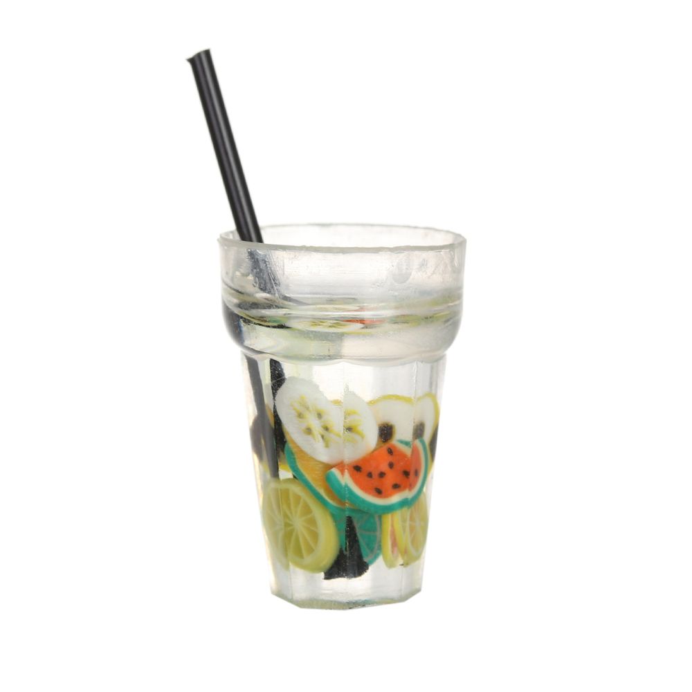 Toy Micro Landscape Mini Fruit Tea Miniature Food Play Shooting Doll House Accessories Scene Model