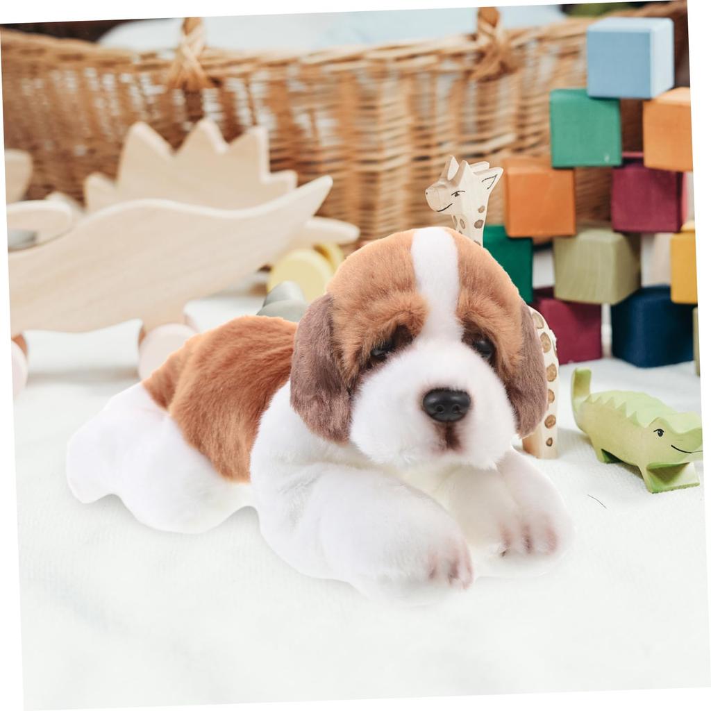 KICHOUSE Simulation Dog Plush Toy Figure, Anime Character Animal Figurine, Cute Interior Toy, Kids Birthday Gift, Stuffing Plush Figure, Plush Doll