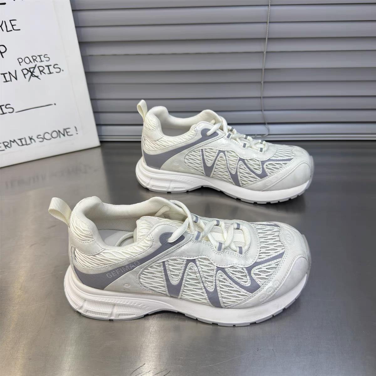 

Весенне-летние ретро повседневные походные кроссовки на шнурке, папины кроссовки, обувь для активного отдыха, походная обувь, сетчатые дышащие кроссовки для бега, женские 40 белый