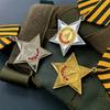Order of the Soviet Union, Medal of Honor, Five Pointed Star, Metal Brooch, Foreign Souvenir, Badge, Badge, Christmas Gift, Stocking Stuffers