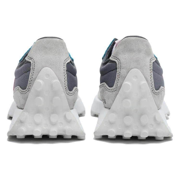 New Balance Nb 327 Retro Color Block Fabric Leather Low Top Marathon Running Shoes Women Sneaker Gray WS327JLL