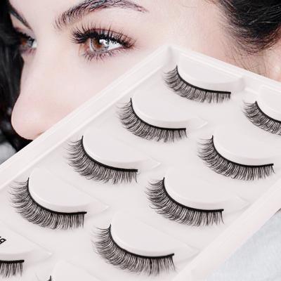 Faux cils courts en fibres chimiques Cils denses bouclés Simulation Naturel Greffage de cils