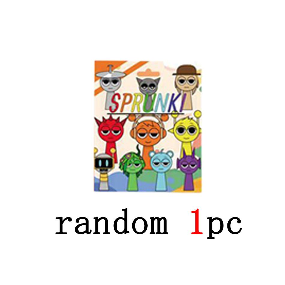 

Hot 24pcs/Set Mini Sprunki Blind Box Action Figure Plaything Cartoon Movie Sprunki Wenda Model Doll Figurines Kids Gift