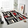 Ins Simple Style Geometric Living Room Carpet Cloakroom Bedroom Washable Non-slip Rug Dining Room Art Decoration Soft Floor Mat