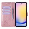 For Samsung Galaxy A25 5G (Global) (161.0 x 76.5 x 8.3mm) Etui Sommerfugl Blomst PU Lær Telefon Folio Cover