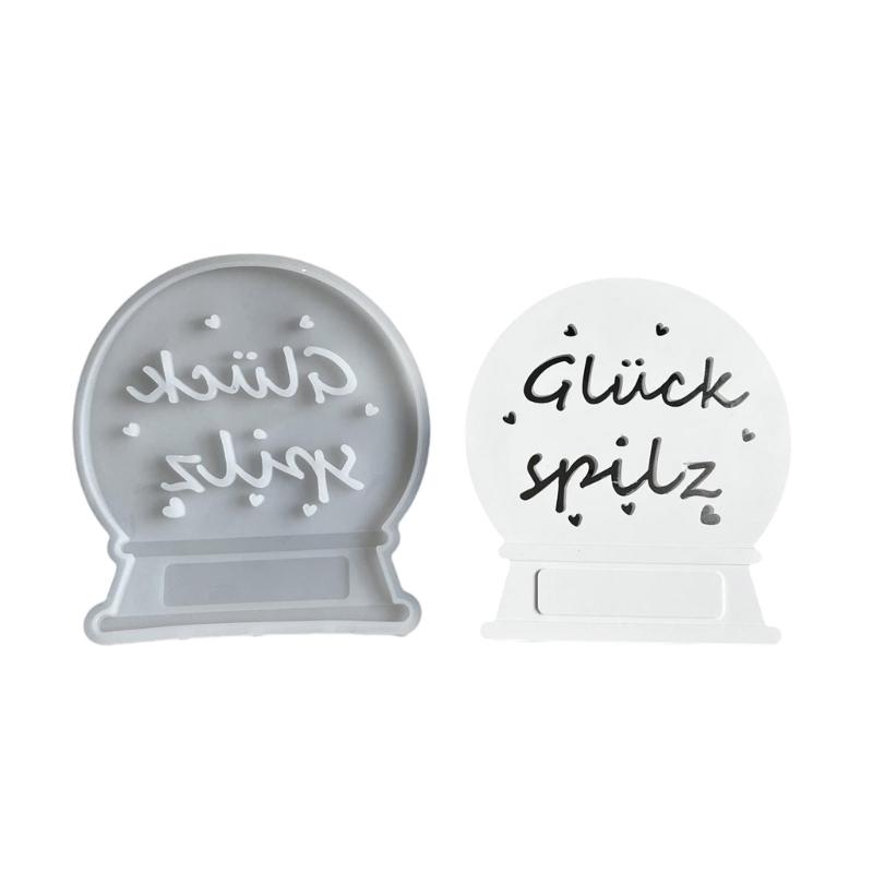 

Crafting Supplies Silicone Round Mold Creative Round Lamp Mold Crafting Silicone Mold Suitable for Gypsum Casting Light