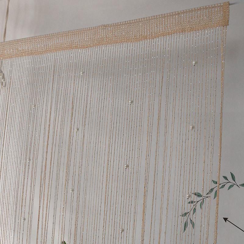 Beaded Curtain Door String Curtains for Doorway Tassels Beads Hanging Fringe Hippie Room Divider Window Hallway Entrance Wall Closet