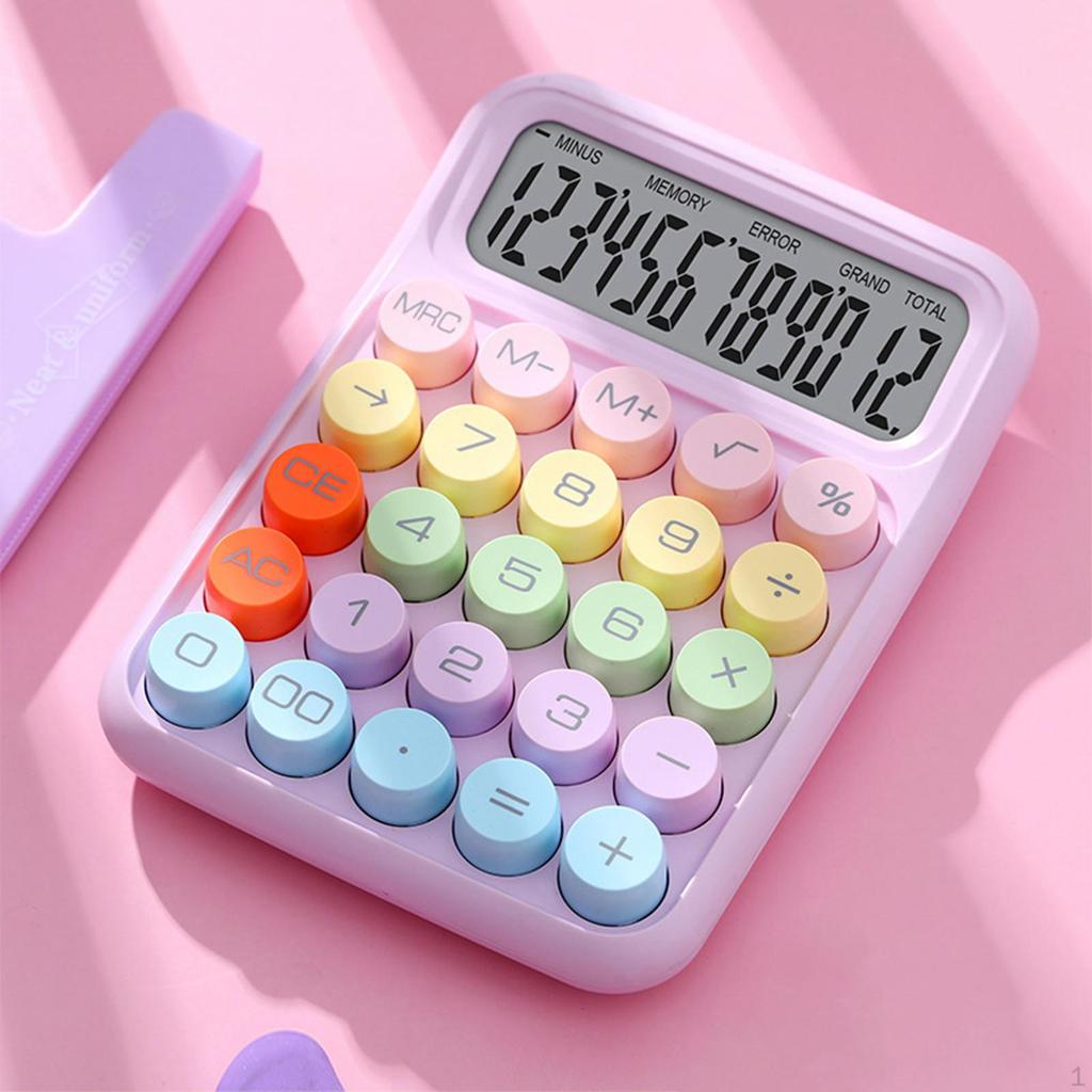 Calculator Accessory Gifts Standard Easily Press Compact Handheld Mechanical Button Business Office