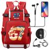 USB Charging Backpack for Teen Students Travel Laptop Daypack 67 Gourmet Style Lightweight Water-Resistant Large Capacity