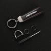 AAALW1 Leather car keychain Horseshoe Buckle Jewelry for Honda Accord 10 9 8 7 2003 -- 2011 Car accessories