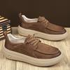 Autumn New Men's Shoes Casual Shoes Leather Shoes High-end Light Luxury Fashion Trend Business Platform Lazy Shoes