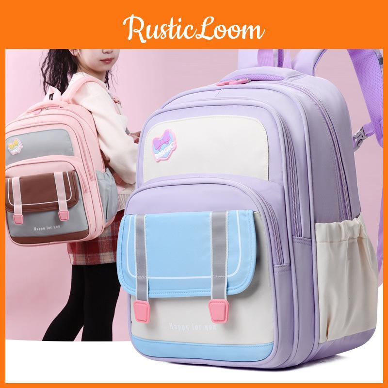 Functional And Fashionable School Backpack For Children With Cute Patterns Colors And