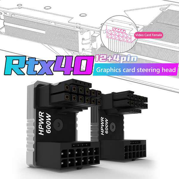 

Black RTX4090 Graphics Card Power Connector: 1 pc, Plastic & Aluminum Alloy Other