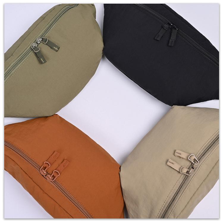 Women Solid Color Dumpling Bun Zipper Inclined Satchel Bag Leisure Sports Canvas Shoulder Crossbody Bags Adjustable Band Strap