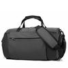 Trendy Portable Outdoor Sport Travel Bag Practical Independent Shoe Pocket Duffel Bag Dry-wet Separation Luggage Bag Cylindrical Touring Business Pack