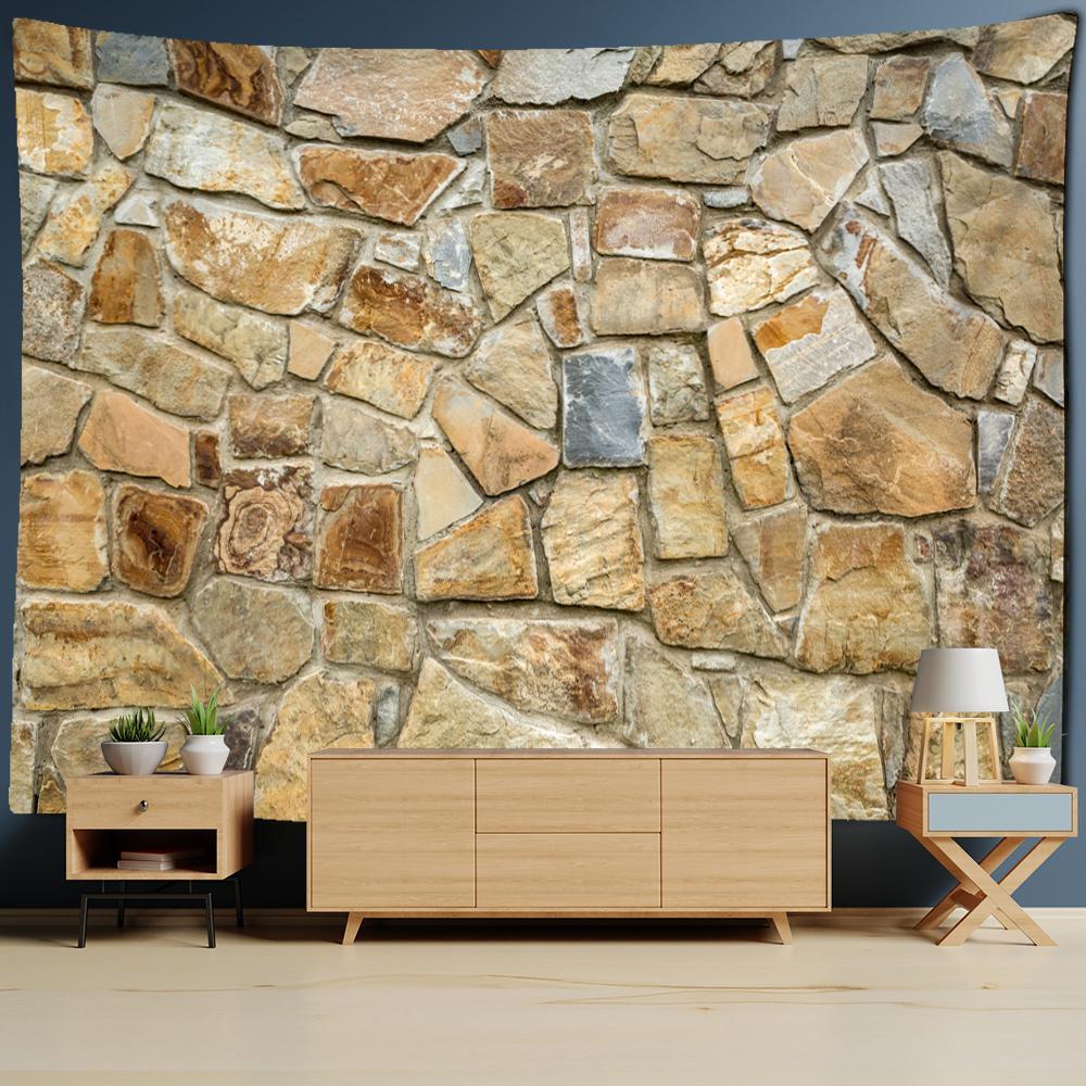 

3D печать красочный камень дерево гобелен настенный тапиз хиппи психоделический фон Настенный декор ткань 200x150cm