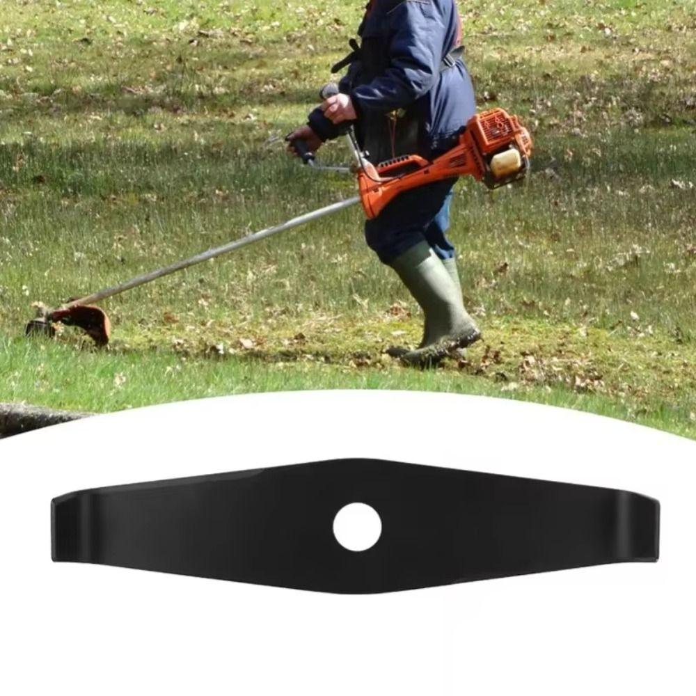 310mm Thickened 2T Thicken Trimmer Practical Hardened Steel Lawn Mower Cutter Smooth Surface Black Mower Cutter Replacement