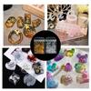 Pack of 5 Alphabets Sequins Mix Nail Decoration Nail Art Flakes Sparkling Mix for Scrapbooking and Embellishments