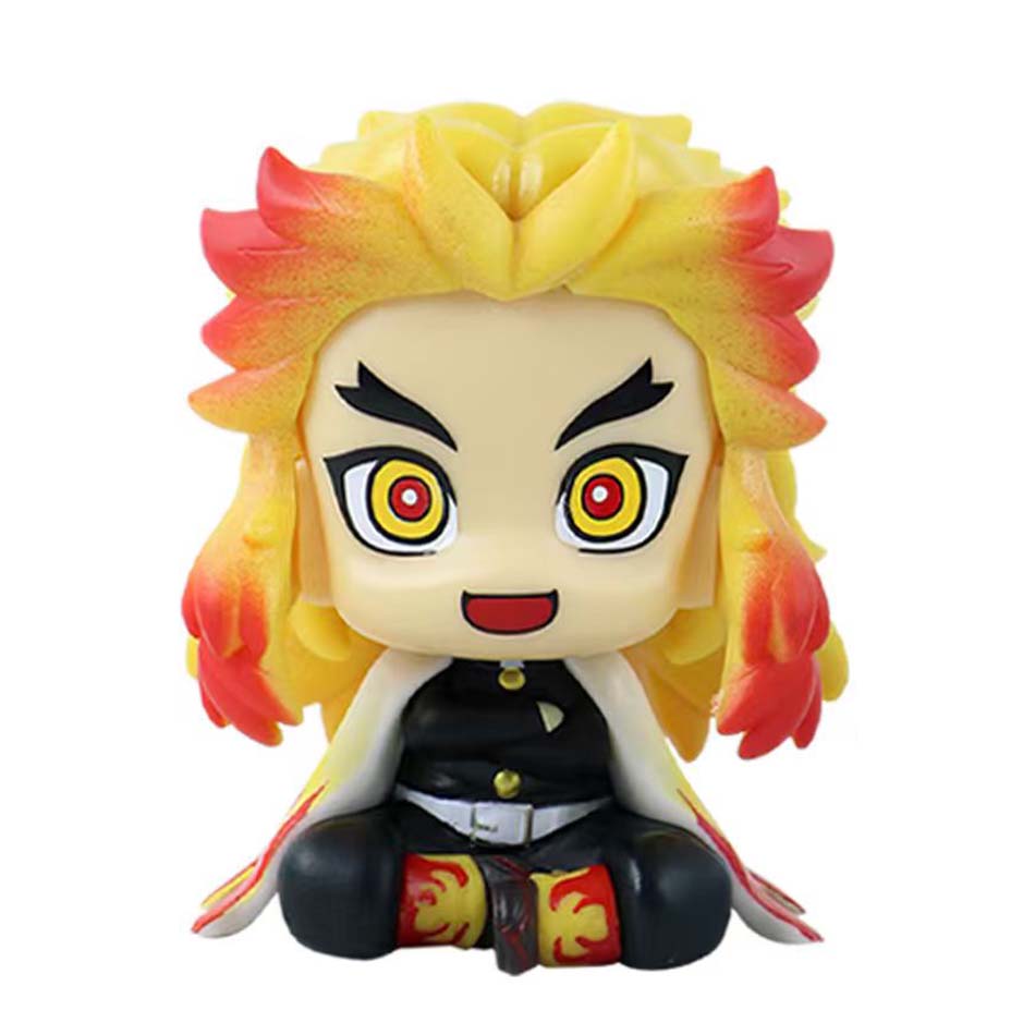 Figurka Anime Demon Slayer Nezuko Tanjirou Zenitsu Inosuke Kyoujurou Kanawo Figurki Akcji Model Lalka Zabawka Ozdoba na Biurko Prezent