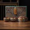 Shangqi Handmade Dahongpao Xishi Teapot Set - Four Beasts Edition
