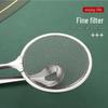 Stainless Steel Oil Skimmer Sieve with Mesh Filter and Draining Clip for Kitchen