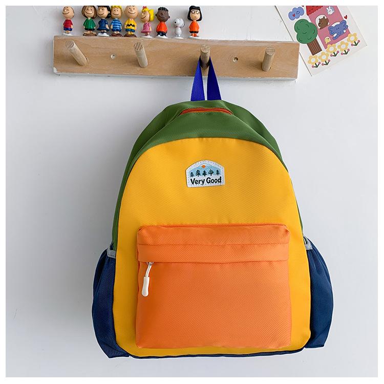 Schultasche neue Farbkombination Kinderrucksack niedlich Kindergarten Schultasche Jungen und Mädchen Freizeit leichter Reiserucksack