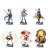 Game Anime Open World Impact Acrylic Figure Stand Painted Desk Decor Ornament 15CM Model Gift