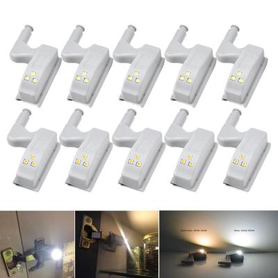 Universal Inner Hinge Lamp Cupboard LED Under Cabinet Light Closet Wardrobe Sensor Light Home Kitchen Night Light Lamps