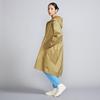 Compact Aquablock and Kelp Size M Raincoat, Water-Resistant, Breathable, Water-Repellent, B2MEC260, Women's, Beige,